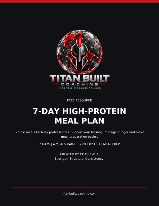 Titan Built Coaching 7-Day High-Protein Meal Plan cover